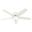 Newsome 52 Inch Low Profile Ceiling Fan with LED Light Kit and Pull Chain In Fresh White