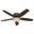 Newsome 52 Inch Low Profile Ceiling Fan with LED Light Kit and Pull Chain In Premier Bronze and Roasted Walnut