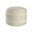 Nexro Striped Ombre Flatweave Pouf In White and Sage