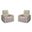 Nexus Power Zero Gravity Recliner P3 Set of 2 In Stone