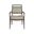 Nico Upholstered Arm Chair In Grigio