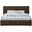 Nico Velvet King Bed In Brown