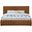 Nico Velvet King Bed In Saddle