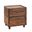 Nicole 2-Drawer Nightstand In Walnut