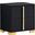 Marceline 2-drawer Nightstand Black
