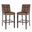 Nikita Bar Stool Set of 2 in Brown