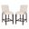 Nikita Counter Stool Set of 2 in Beige