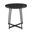 Niklaus 22 Inch Round Side Table In Black