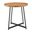 Niklaus 22 Inch Round Side Table In Oak
