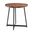 Niklaus 22 Inch Round Side Table In Walnut