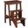Niko Folding 24 Inch Step Stool In Cappuccino