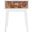 Nilo 1 Drawer Accent Table in White and Natural
