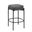 Nina Counter Stool Set of 2 In Chunky Grey and Black