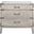 Nisha 3 Drawer Wood Nightstand In Light Grey
