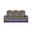 Niven Power Motion Sofa with Power Headrest and LED In Grey and Brown
