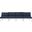 Nizuc Water Resistant Fabric Outdoor Patio 4 Piece Modular Sofa In Navy