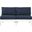 Nizuc Water Resistant Fabric Outdoor Patio 2 Piece Modular Sofa In Navy