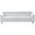 Noho Serena Modern Sofa with Adjustable Headrests In Silver