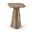 Nola Concrete Indoor and Outdoor End Table In Beige