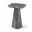 Nola Concrete Indoor and Outdoor End Table In Brown