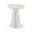 Nola Concrete Indoor and Outdoor End Table In White