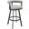 Nolagam Swivel Counter Stool In Light Gray