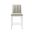 Nolan 26 Inch Counter Height Rubberwood Barstool with Fabric Seat In Fog and Matte White
