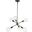 Nolan 6 Light Black Pendant