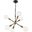 Nolan 6 Light Matte Black Pendant