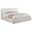 Nollet 48-Inch Upholstered Eastern King Platform Bed In Cream