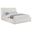 Nollet 48-Inch Upholstered Queen Panel Platform Bed In Cream