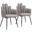 Noosa Dining Chair Set of 2 In Gray