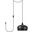Nora 1 Light Black Plug-In Pendant LDPG2003