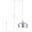 Nora 1 Light Burnished Nickel Plug-In Pendant