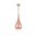 Nora 1 Light Honey Gold Pendant LDPD2002HG