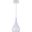 Nora 1 Light White Pendant LDPD2001WH