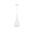 Nora 1 Light White Pendant LDPD2002WH