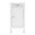 Nora 12 Inch Rectangular Wood 1 Door Narrow End Table with Pull-Out Tray In White