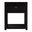 Nora 21 Inch Rectangular Wood 1 Drawer Small Nightstand with Lower Open Shelf In Coffee