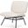 Nora Accent Chair In Black and Cream