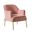 Nora Accent Chair In Pink