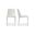 Nora Pu Dining Chair In White