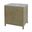 Nora Rectangular Wood & Marble Bathroom Vanity In Brown