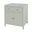 Nora Rectangular Wood & Marble Bathroom Vanity In Sage Green