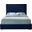 Nora Velvet Full Bed In Navy