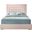 Nora Velvet King Bed In Pink