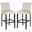 Norah Bar Stool Set of 2 in Beige