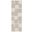 Nordic 2' x 6' Modern Indoor Rug In Ivory Grey