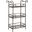Noreen Rustic Brown 3-Tier Shelf