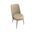 Norelli Side Chair Set of 2 In Gold and Taupe